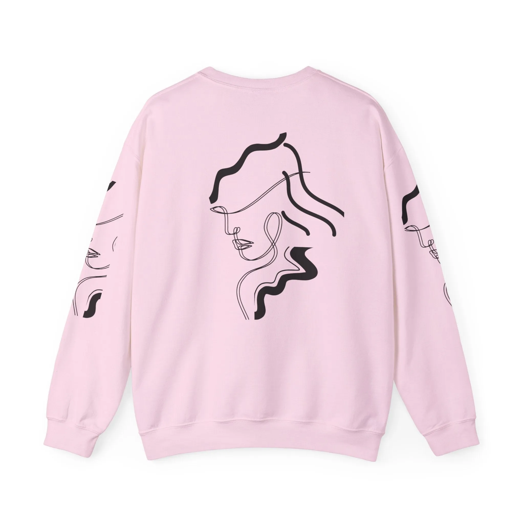 Abstract Line Art Sweatshirt - Minimal and Elegant Design