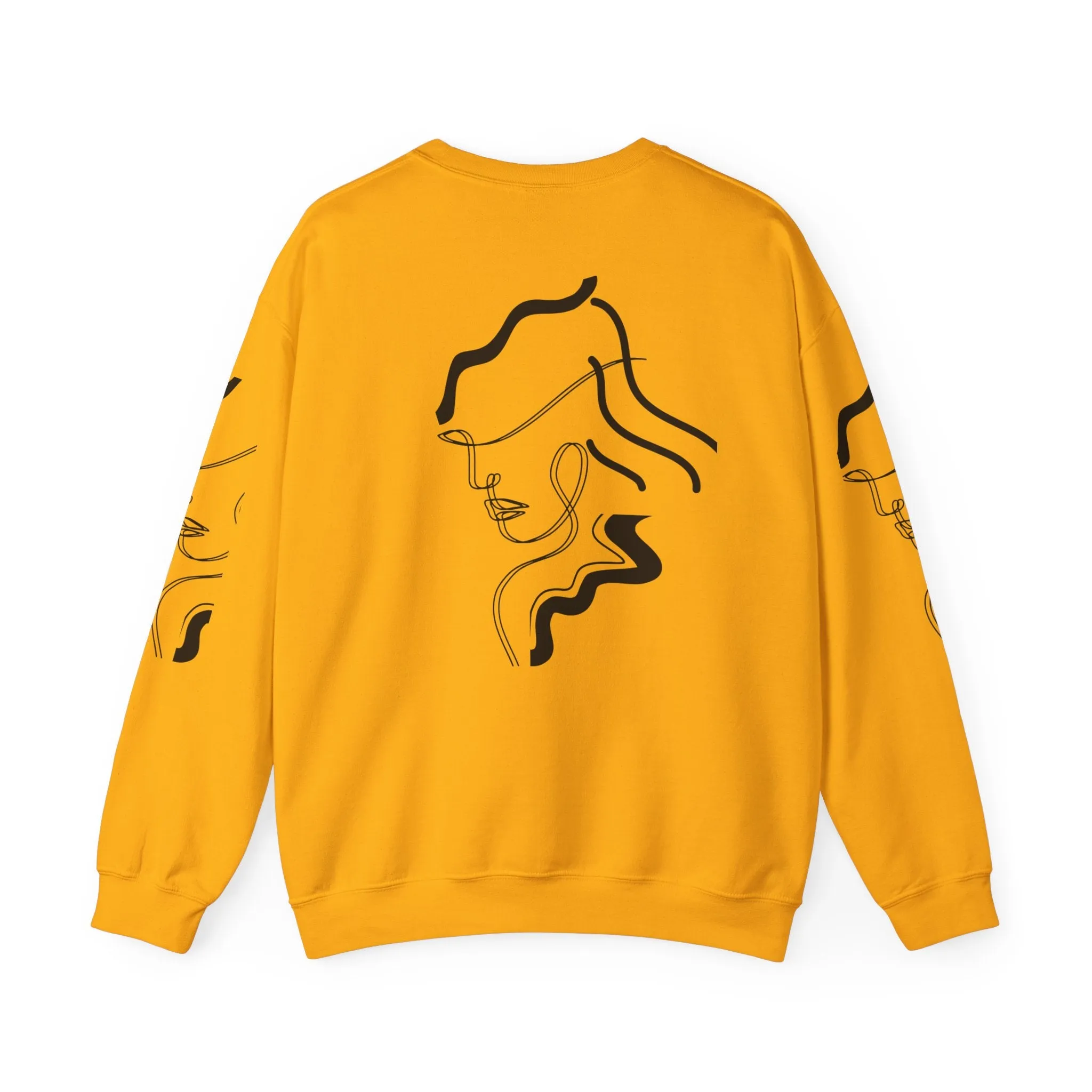 Abstract Line Art Sweatshirt - Minimal and Elegant Design