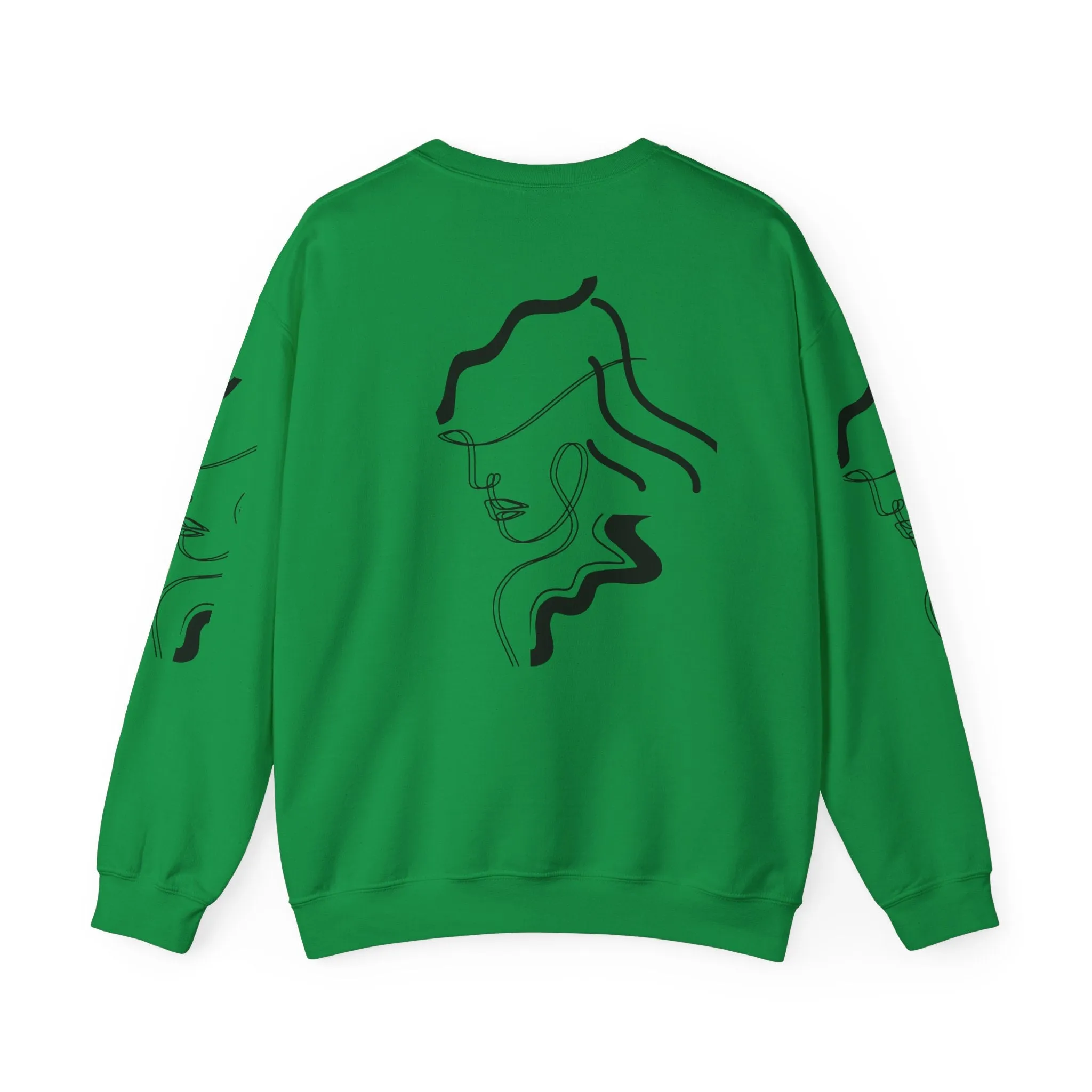 Abstract Line Art Sweatshirt - Minimal and Elegant Design