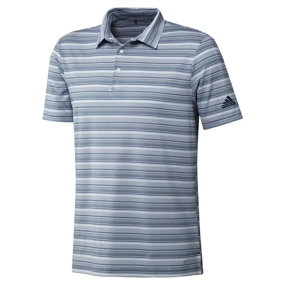 adidas Mens Heather Snap Polo