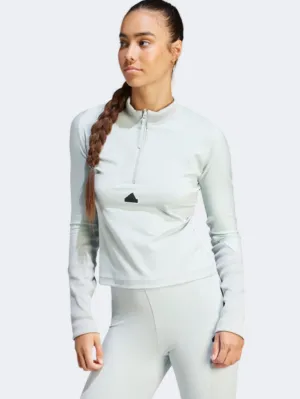 Adidas Z.N.E Women Sportswear Long Sleeve Wonder Silver