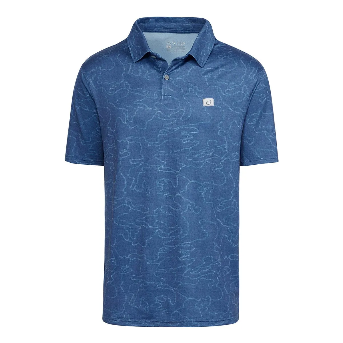 Adrift Camo Pacifico Performance Polo - FINAL SALE