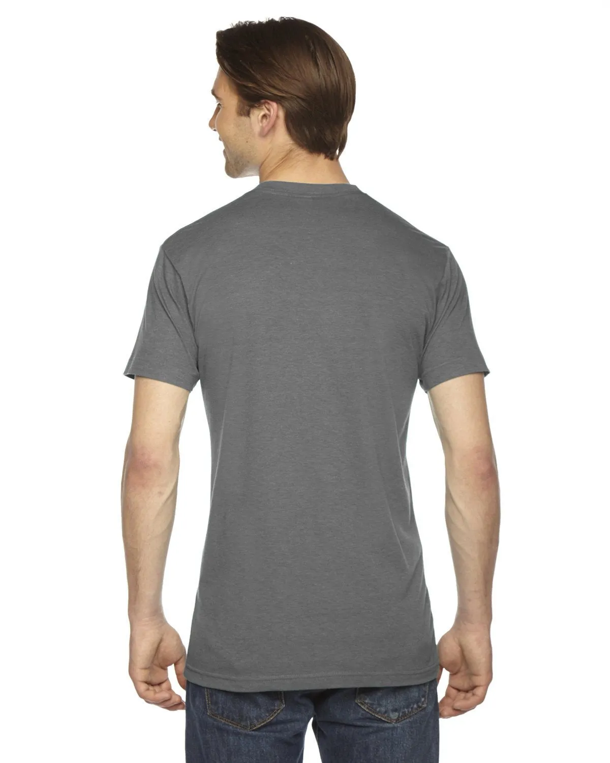 American Apparel TR401W Unisex Triblend Short-Sleeve Track T-Shirt