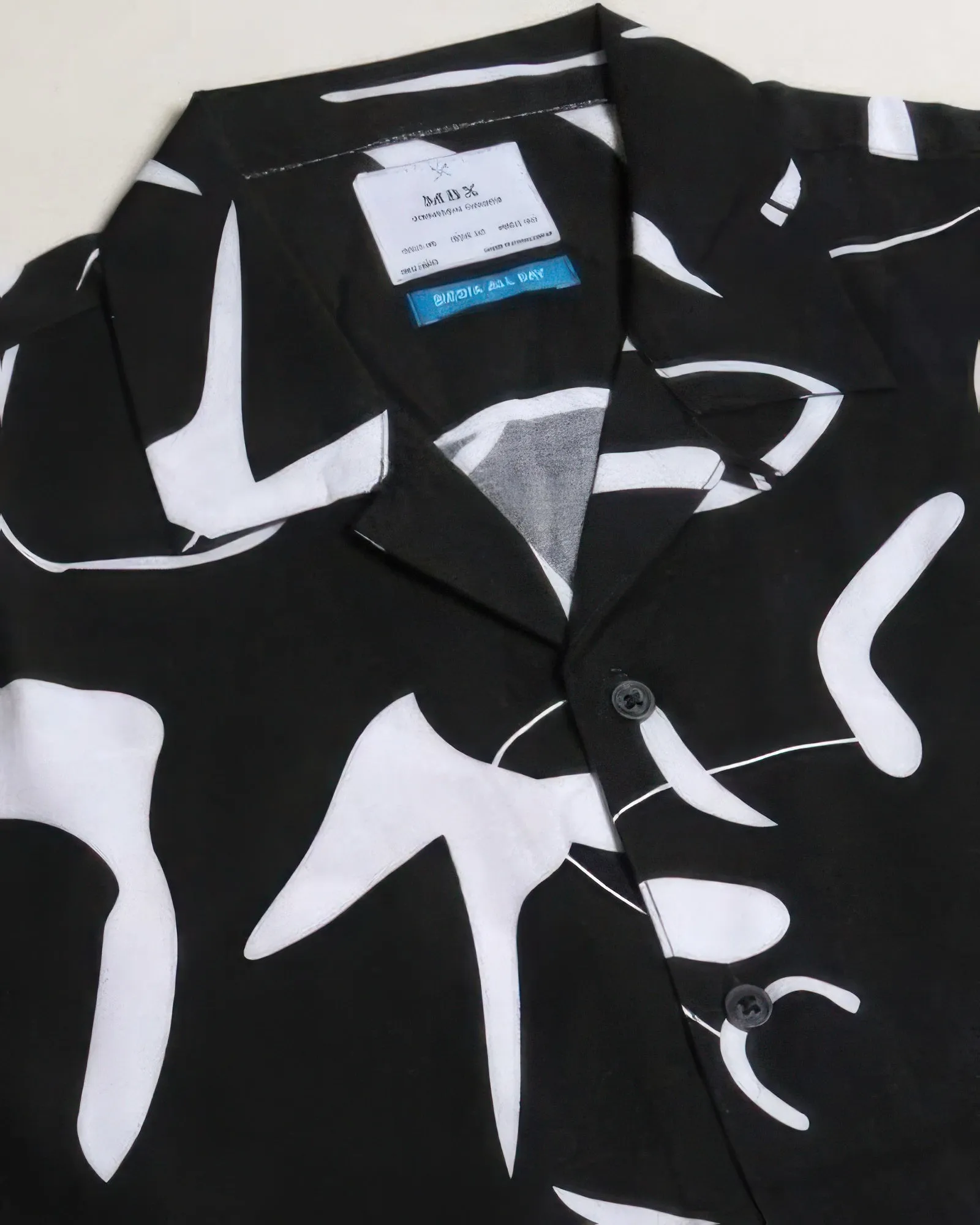 Black and White Shapes Shirt