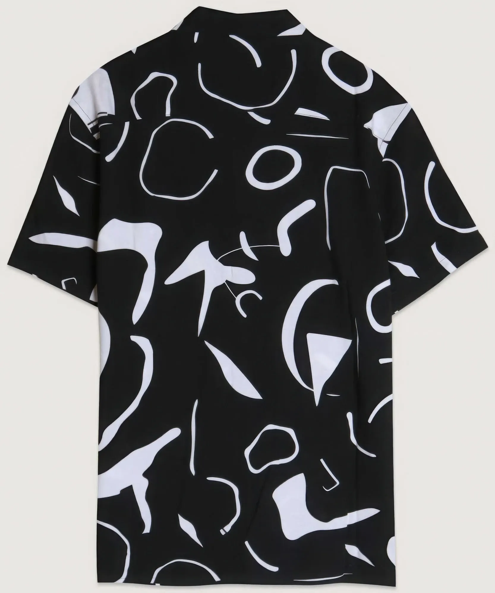 Black and White Shapes Shirt