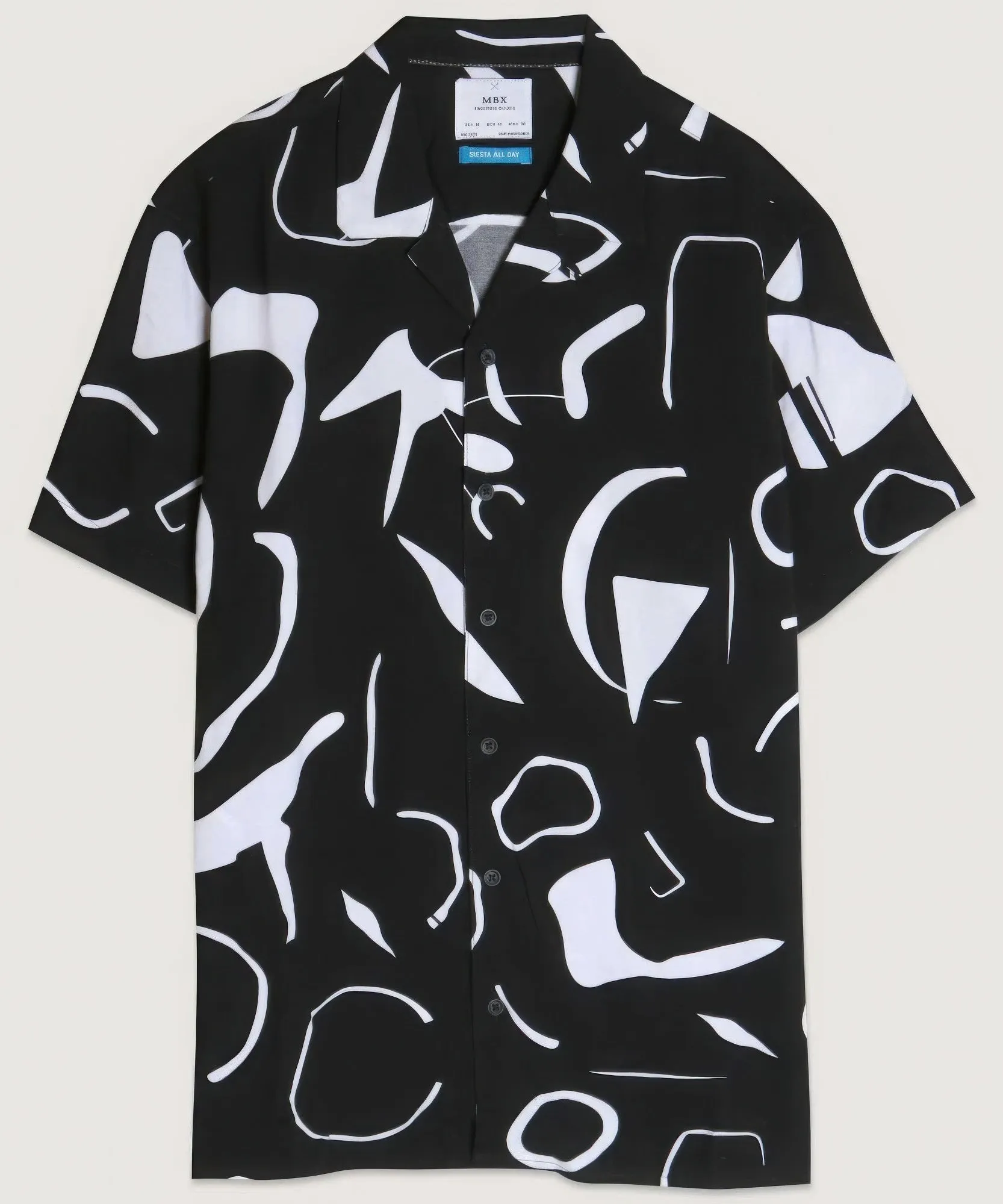 Black and White Shapes Shirt