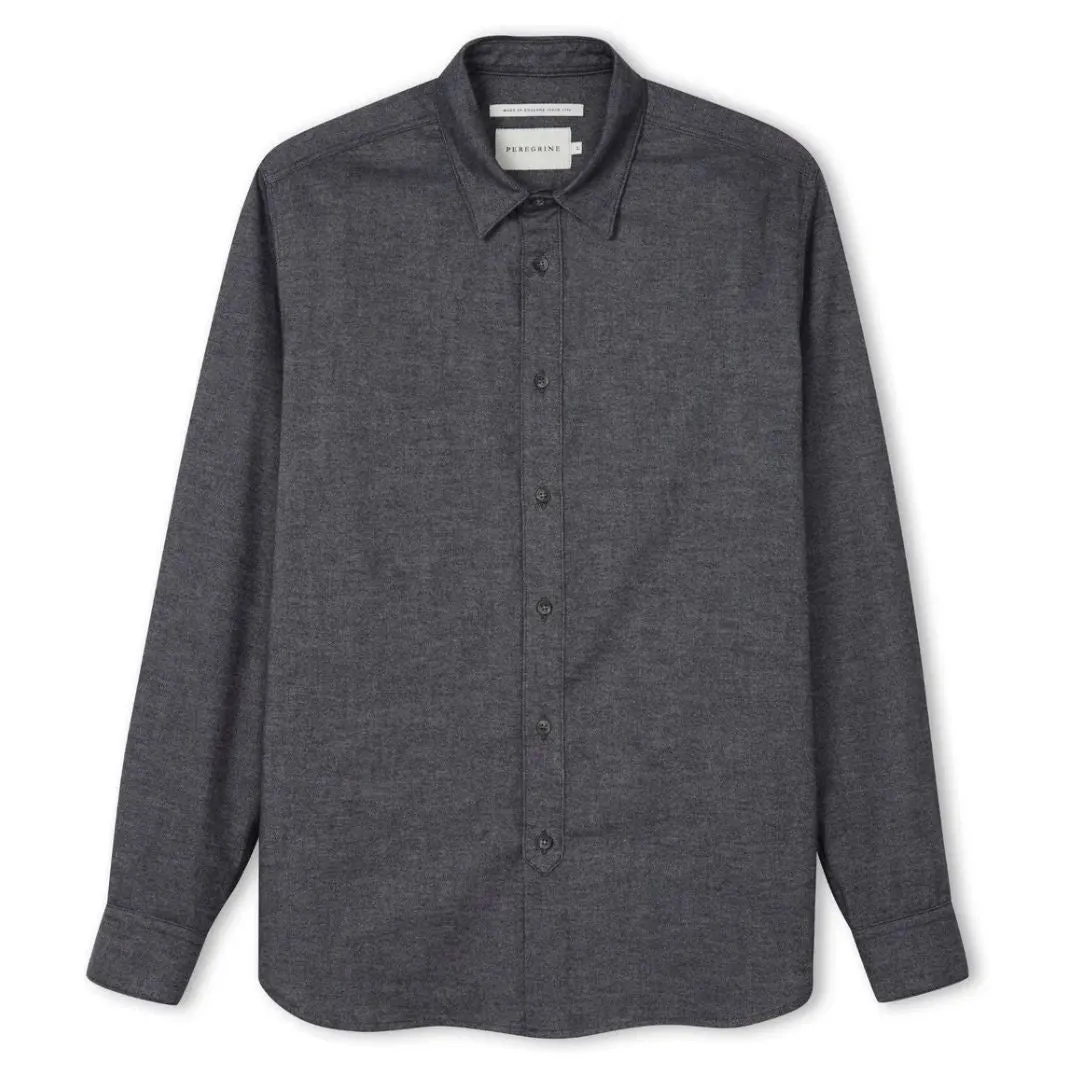 Blue Lounge Brushed Cotton Shirt