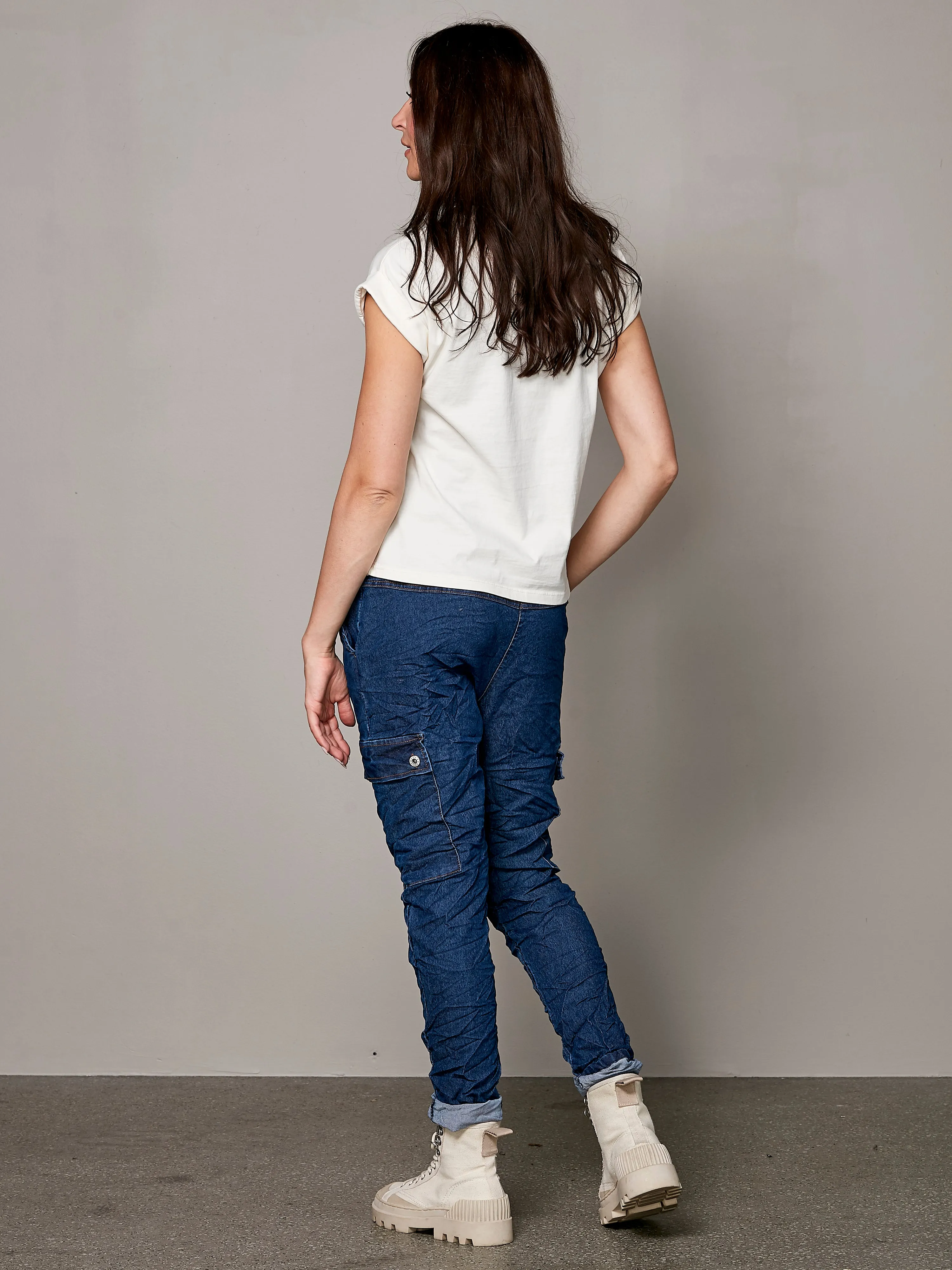 CARMEN VIVI trousers - Denim