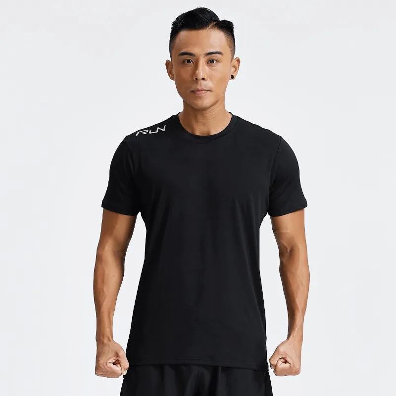 Casual Sport Quick Dry Men's T-Shirt with Reflective Stripes - SF1515