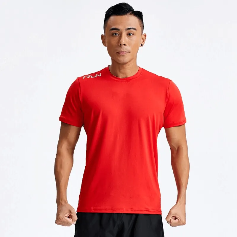 Casual Sport Quick Dry Men's T-Shirt with Reflective Stripes - SF1515