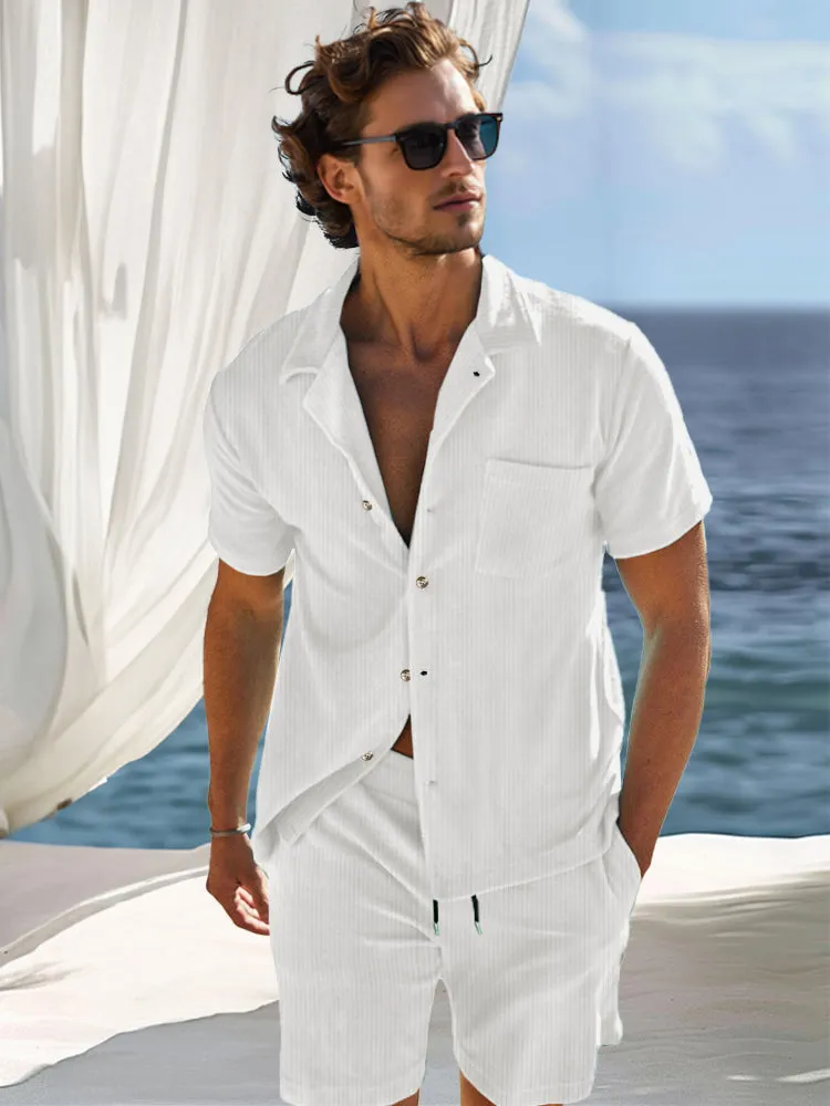 Casual Versatile Vacation Shirt Set