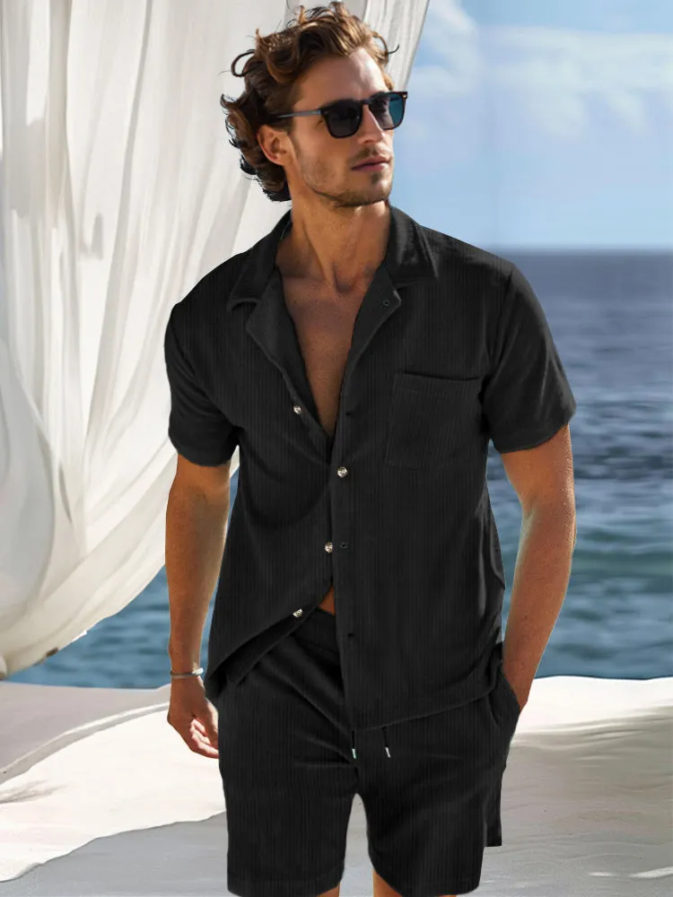 Casual Versatile Vacation Shirt Set