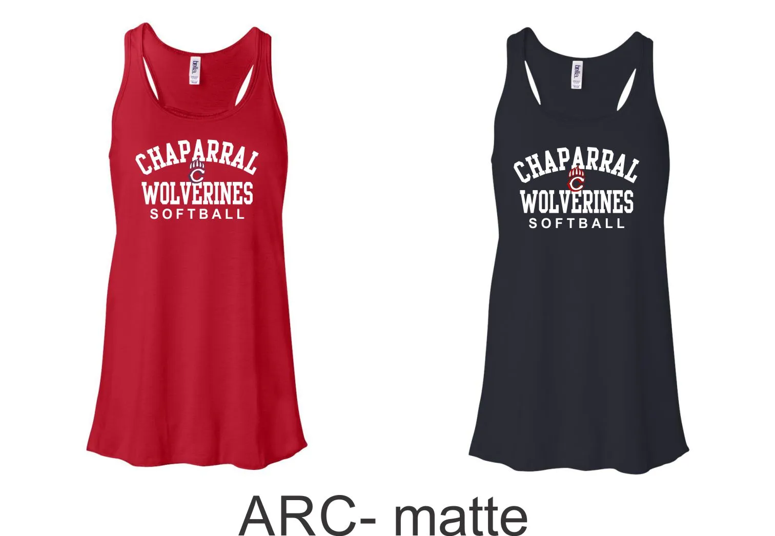 Chap Softball Flowy Tank- 6 design choices