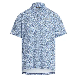 Classic Fit Performance Polo Shirt Beach Royal Mini Club Floral - SS24