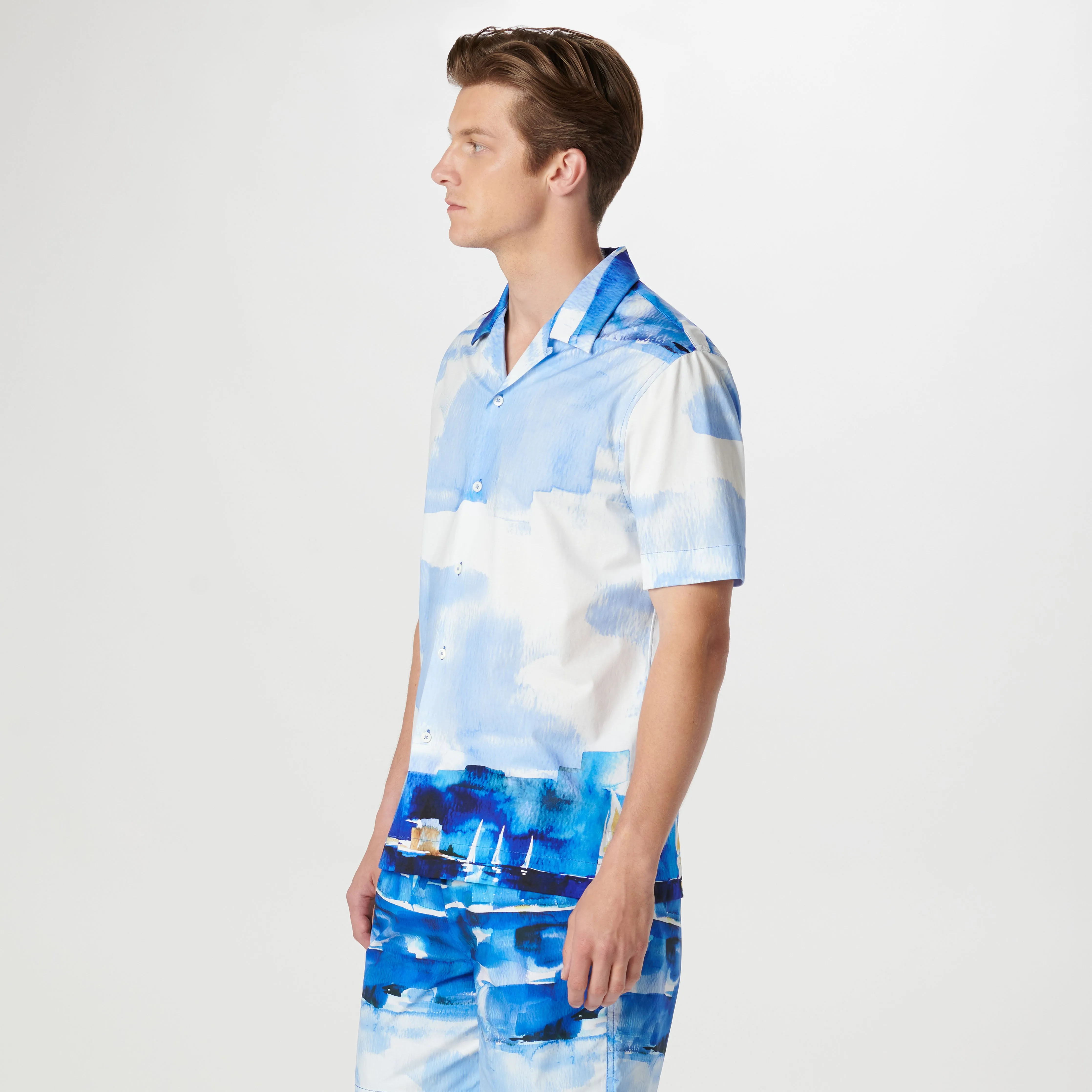 Cole Sailboat OoohCotton Camp Shirt