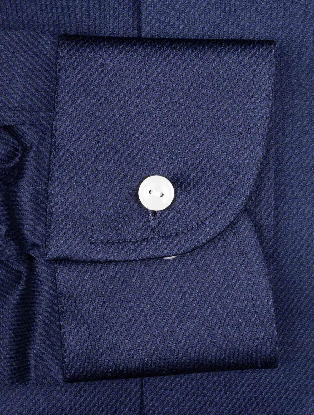 Contemporary Knit King Twill Shirt Navy