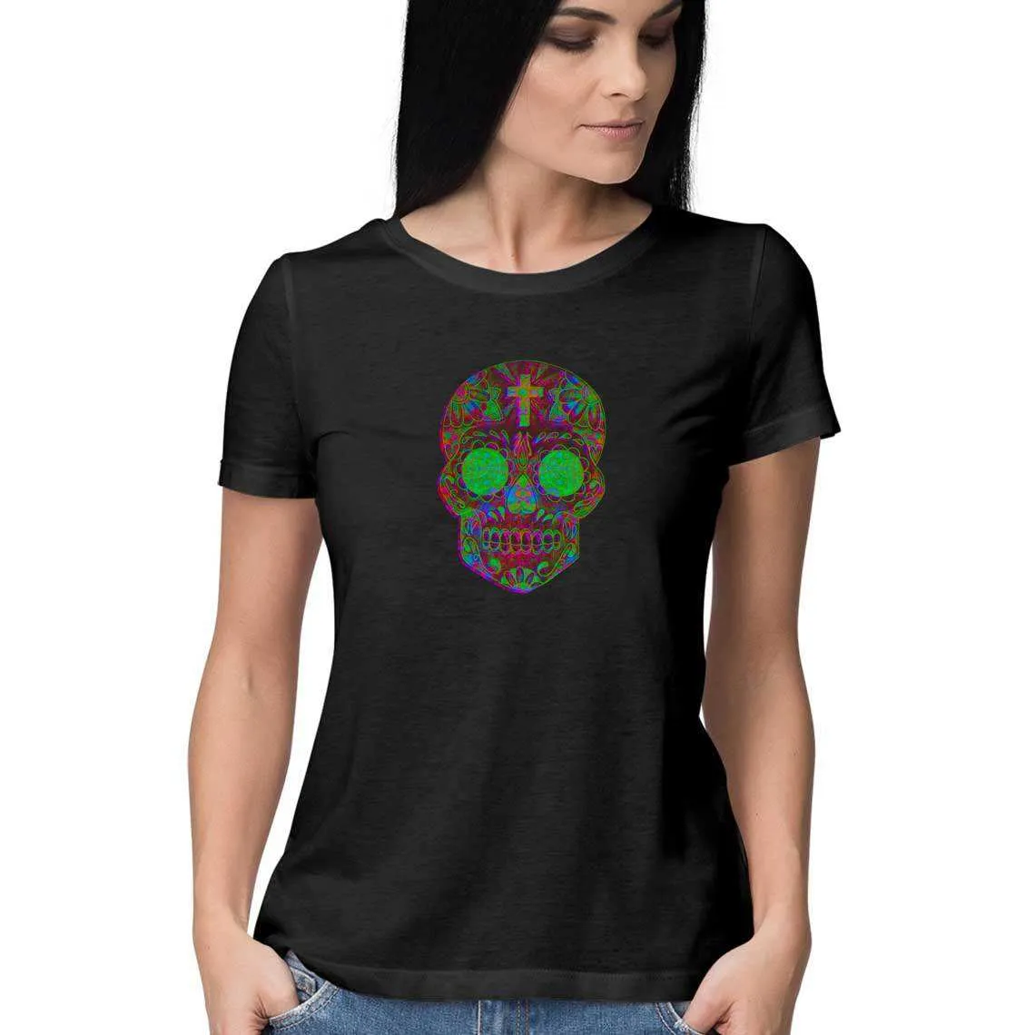 Crimson Uprising on the Day of the Dead Women's T-Shirt