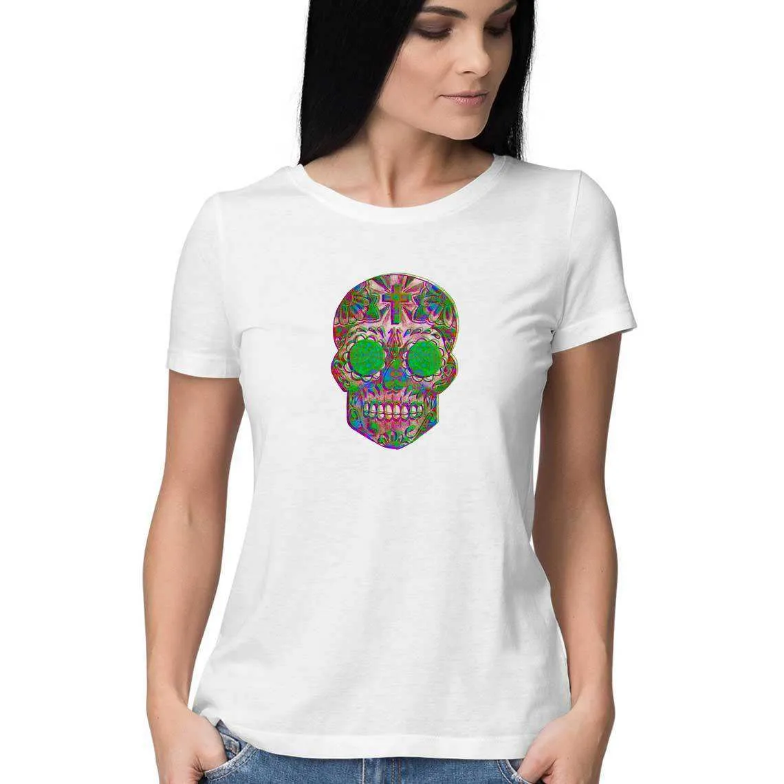 Crimson Uprising on the Day of the Dead Women's T-Shirt