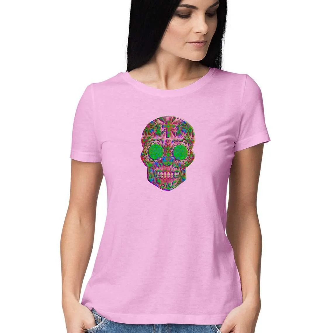 Crimson Uprising on the Day of the Dead Women's T-Shirt