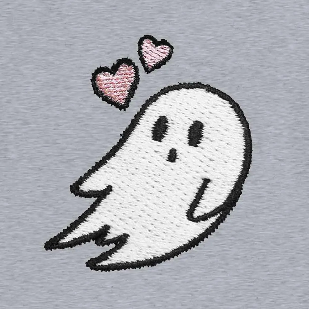 Dalix Heartly Ghost Relaxed Cropped Tee