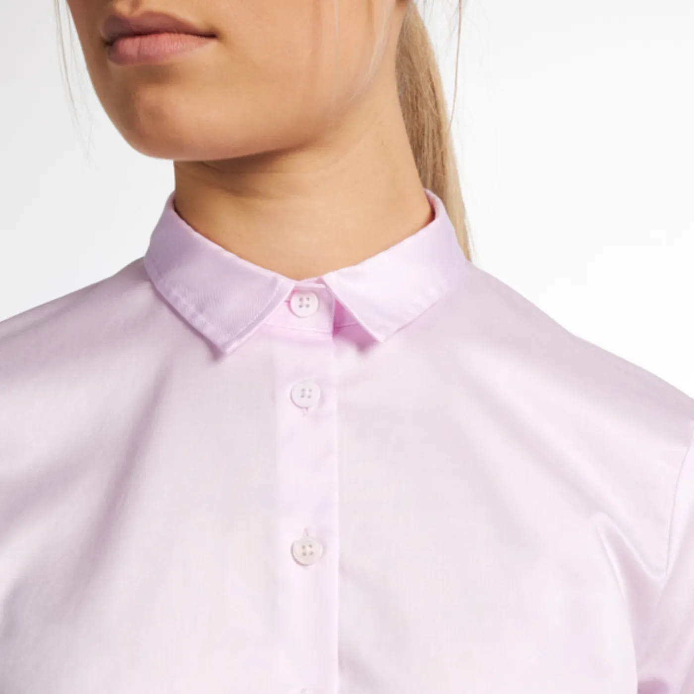 Eterna Soft Luxury Shirt | Pale Pink