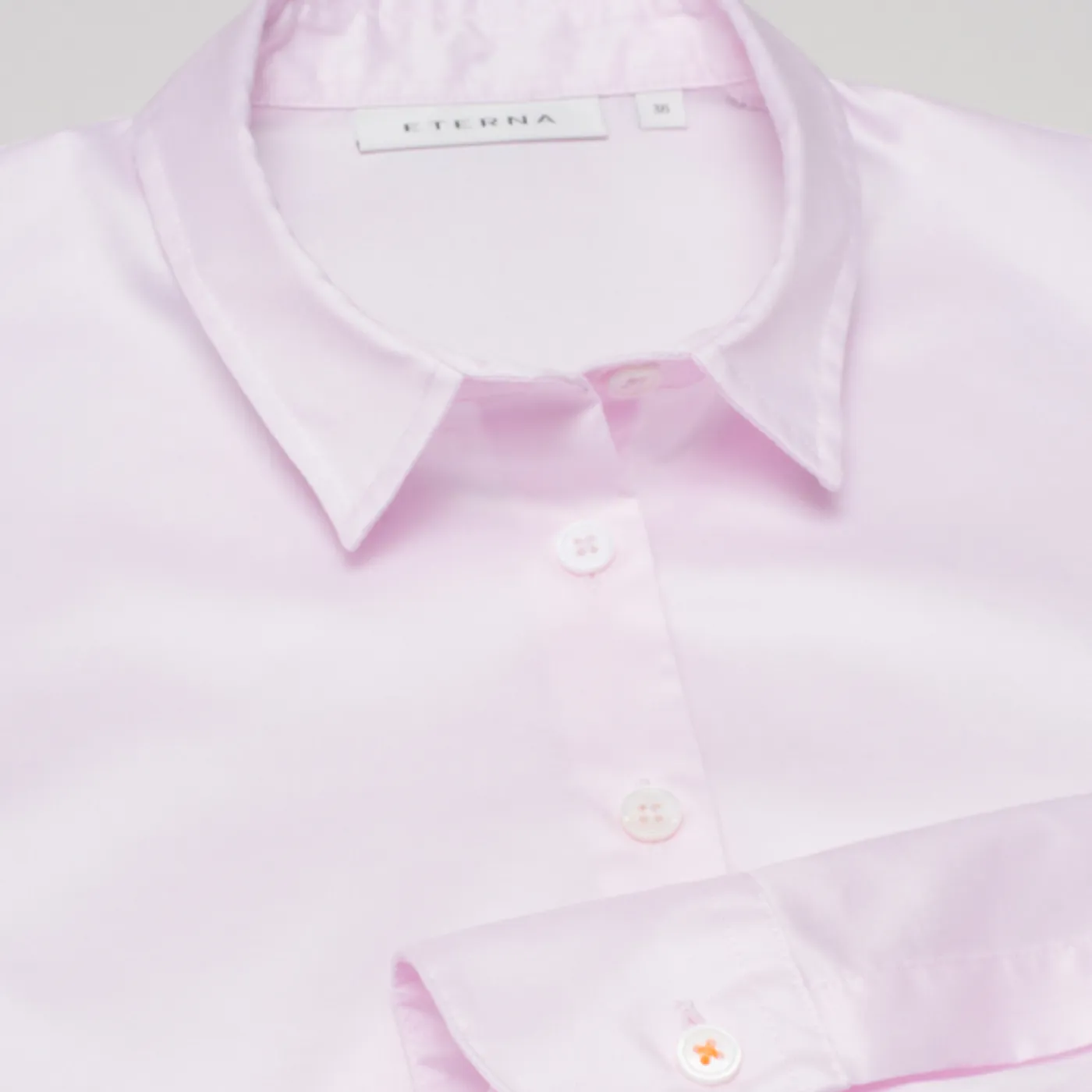 Eterna Soft Luxury Shirt | Pale Pink