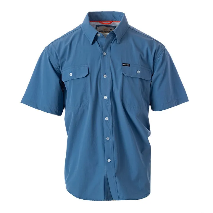 Fieldstone Men's S/S Sportsman Button-Down - Blue