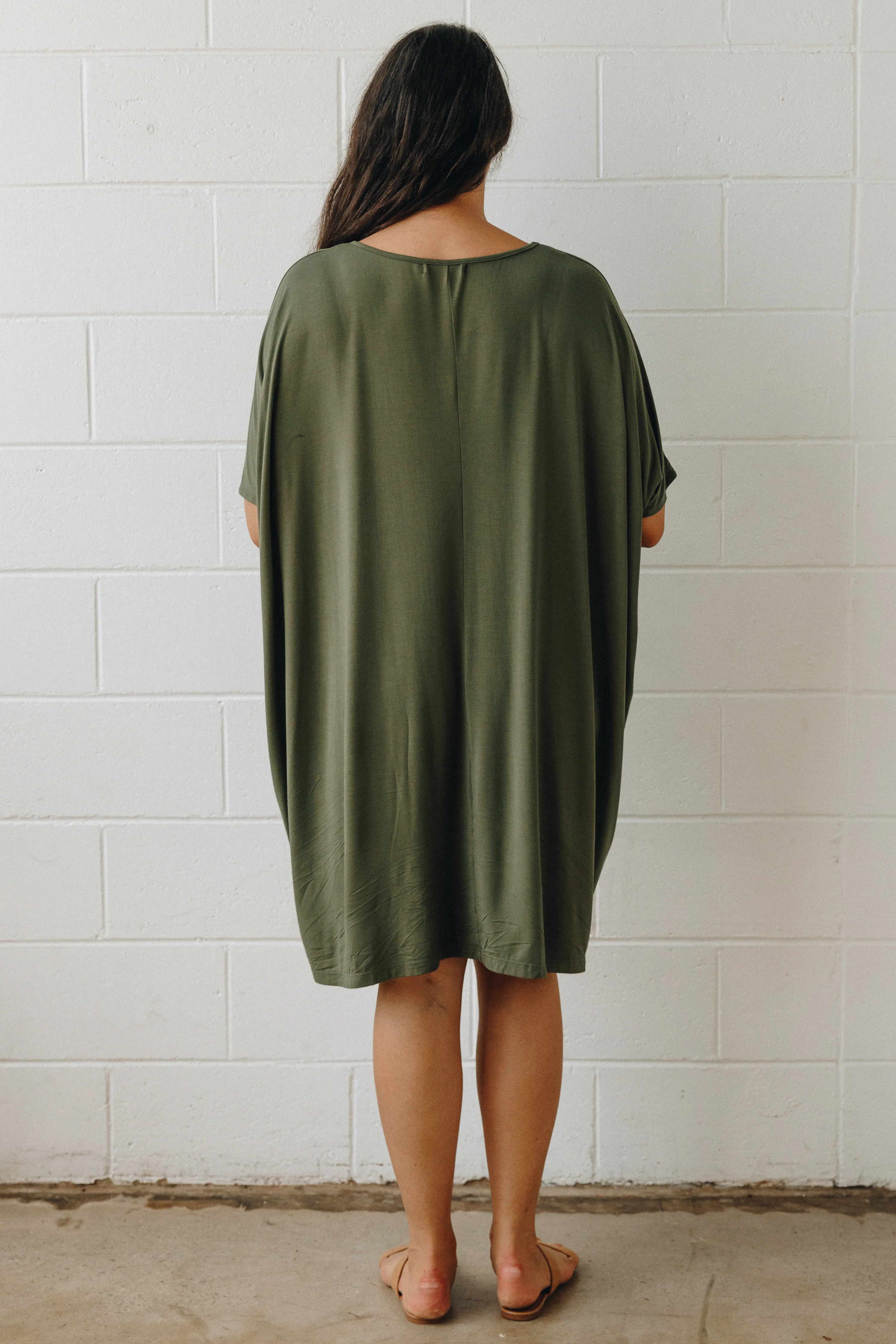 FINAL SALE Nice Dress in Khaki