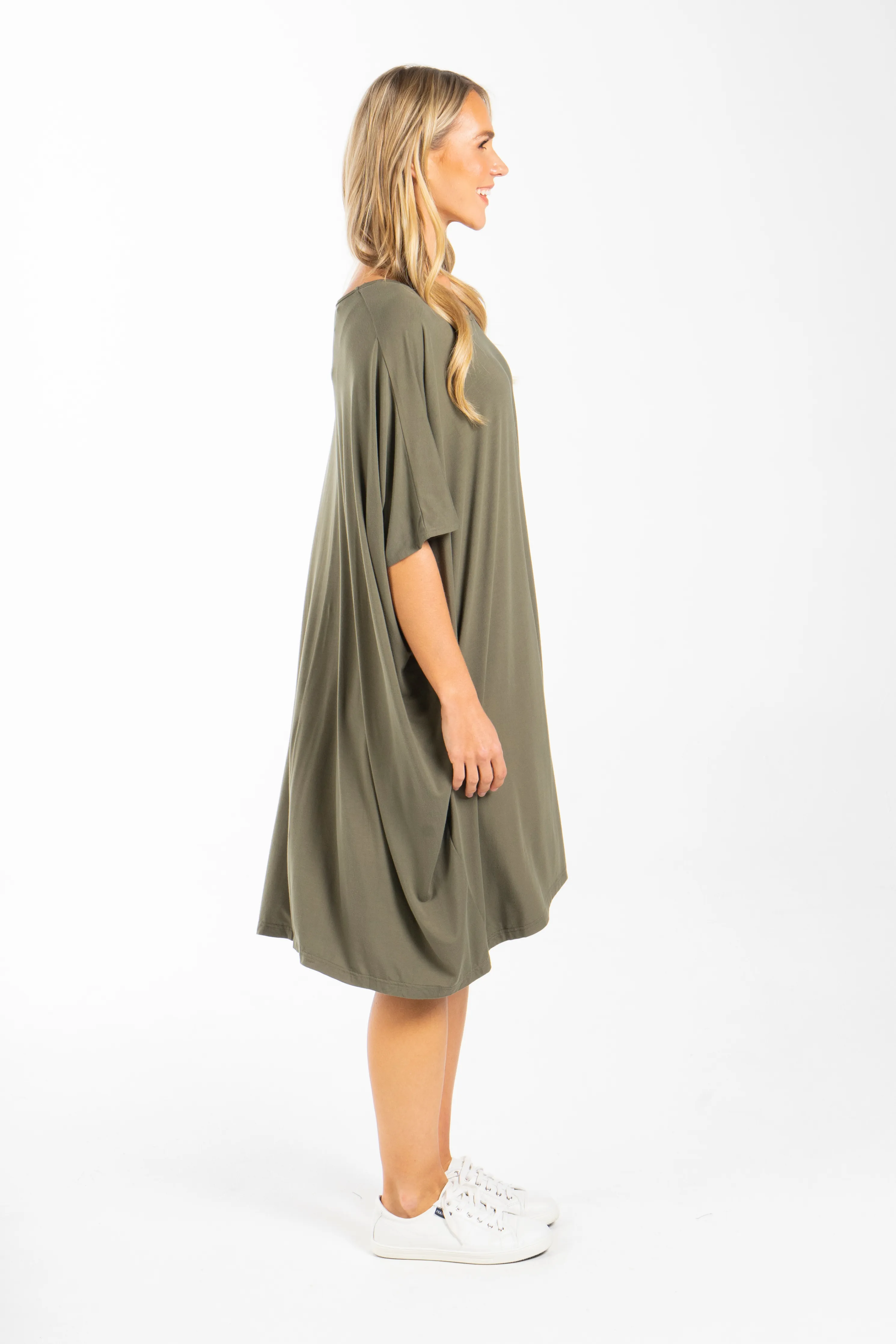 FINAL SALE Nice Dress in Khaki