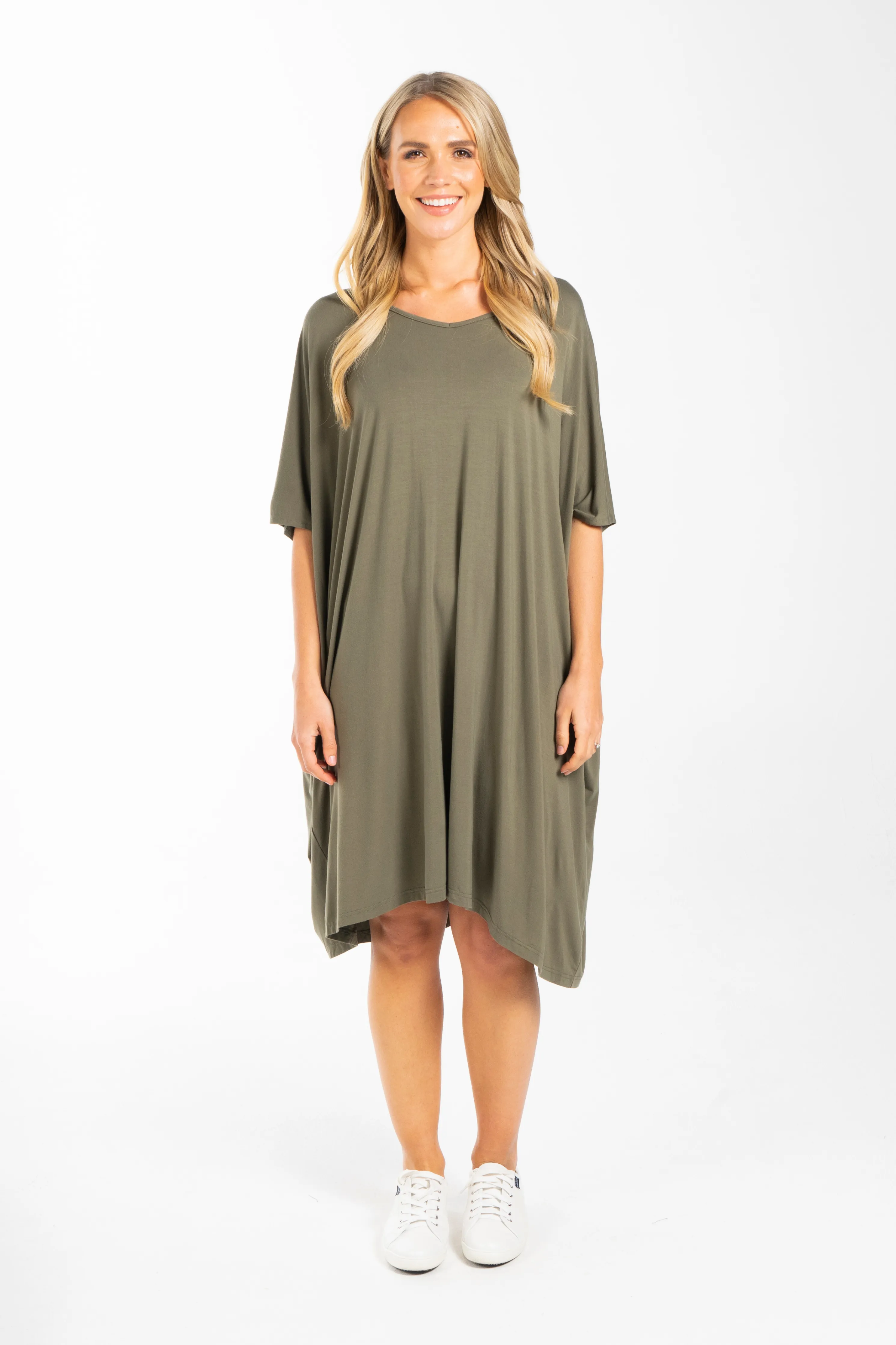 FINAL SALE Nice Dress in Khaki