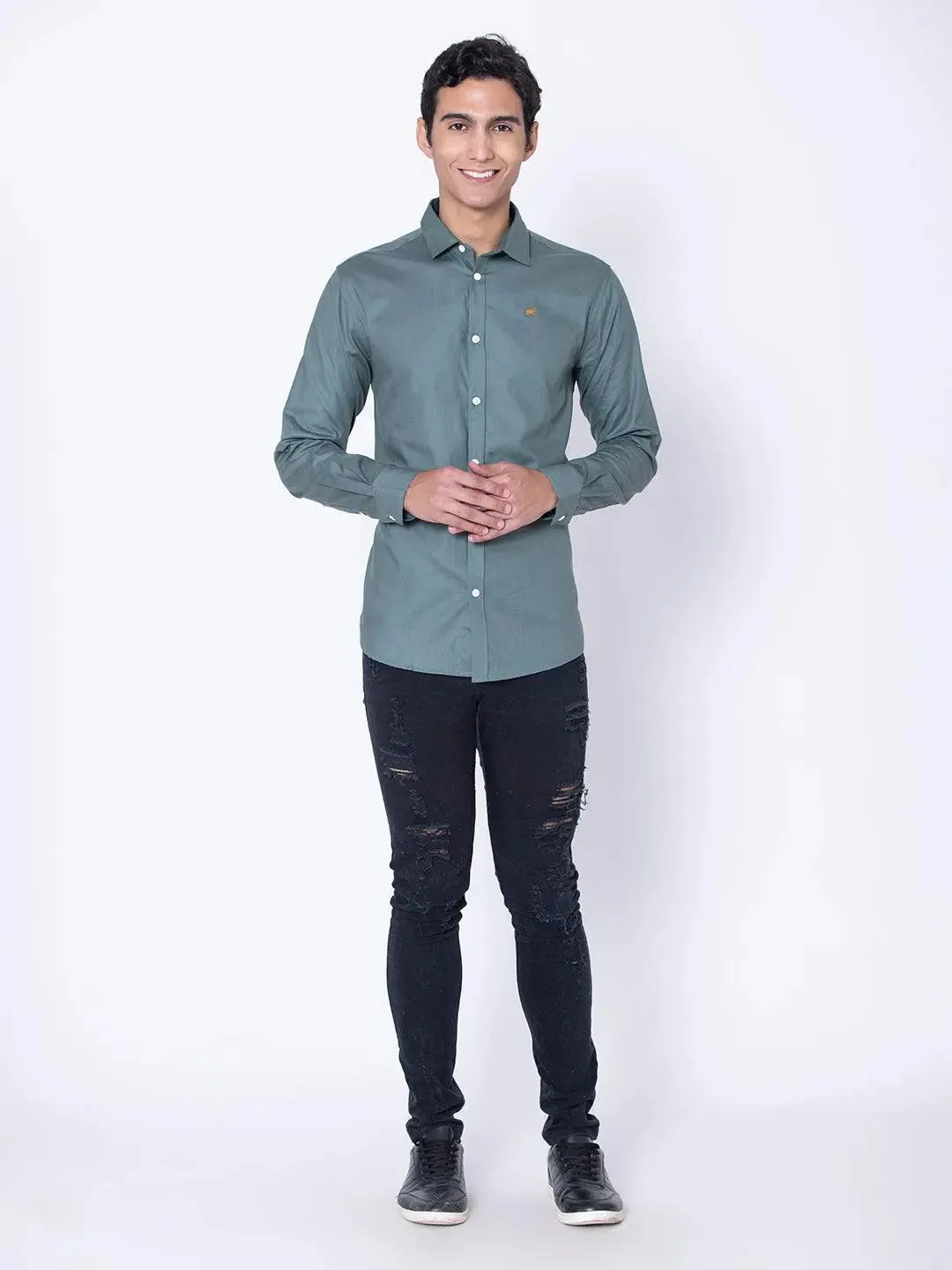 Forest Green Casual Shirt