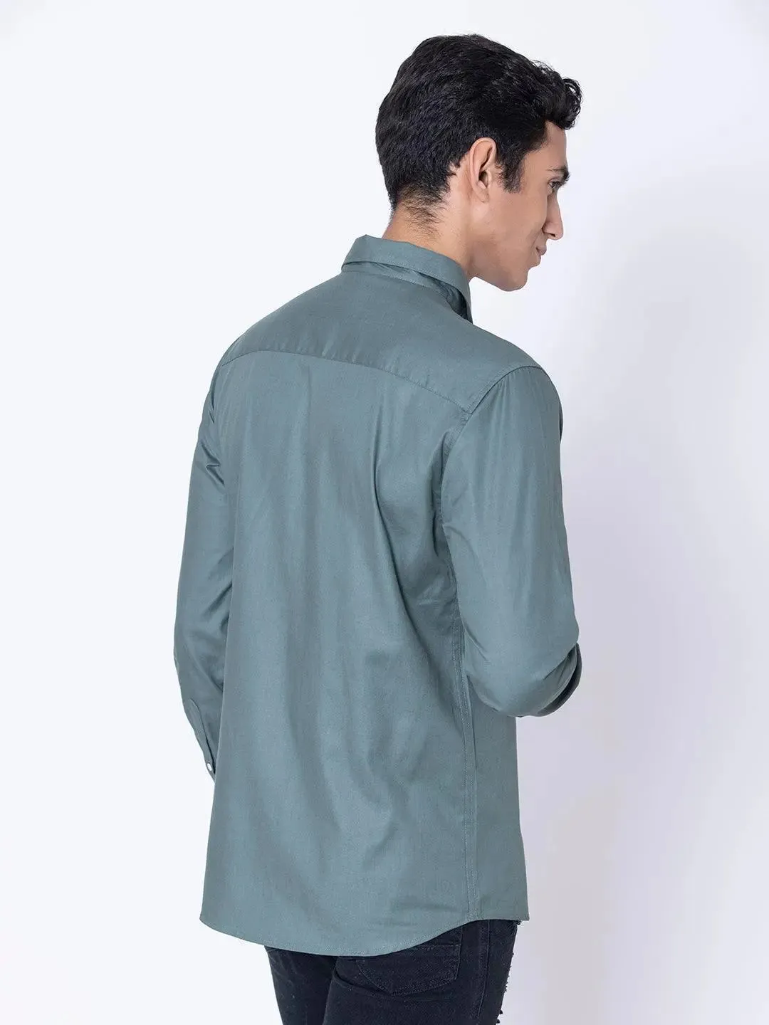 Forest Green Casual Shirt