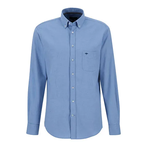 Fynch Hatton soft flannel light blue shirt