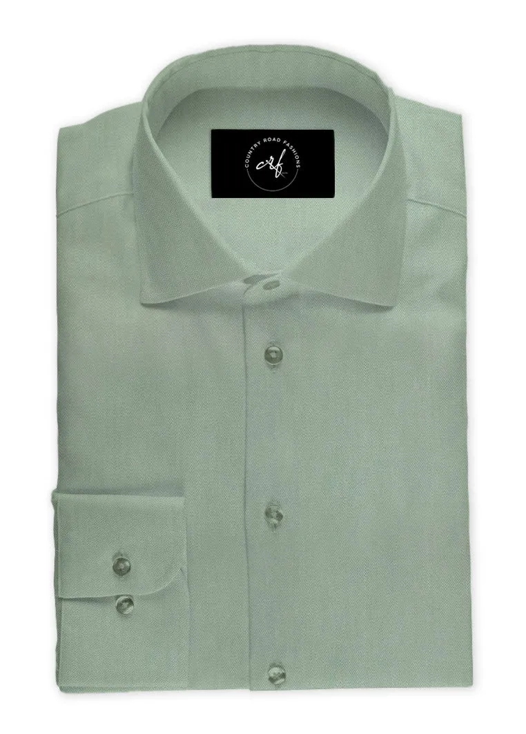 Green Poplin Shirt