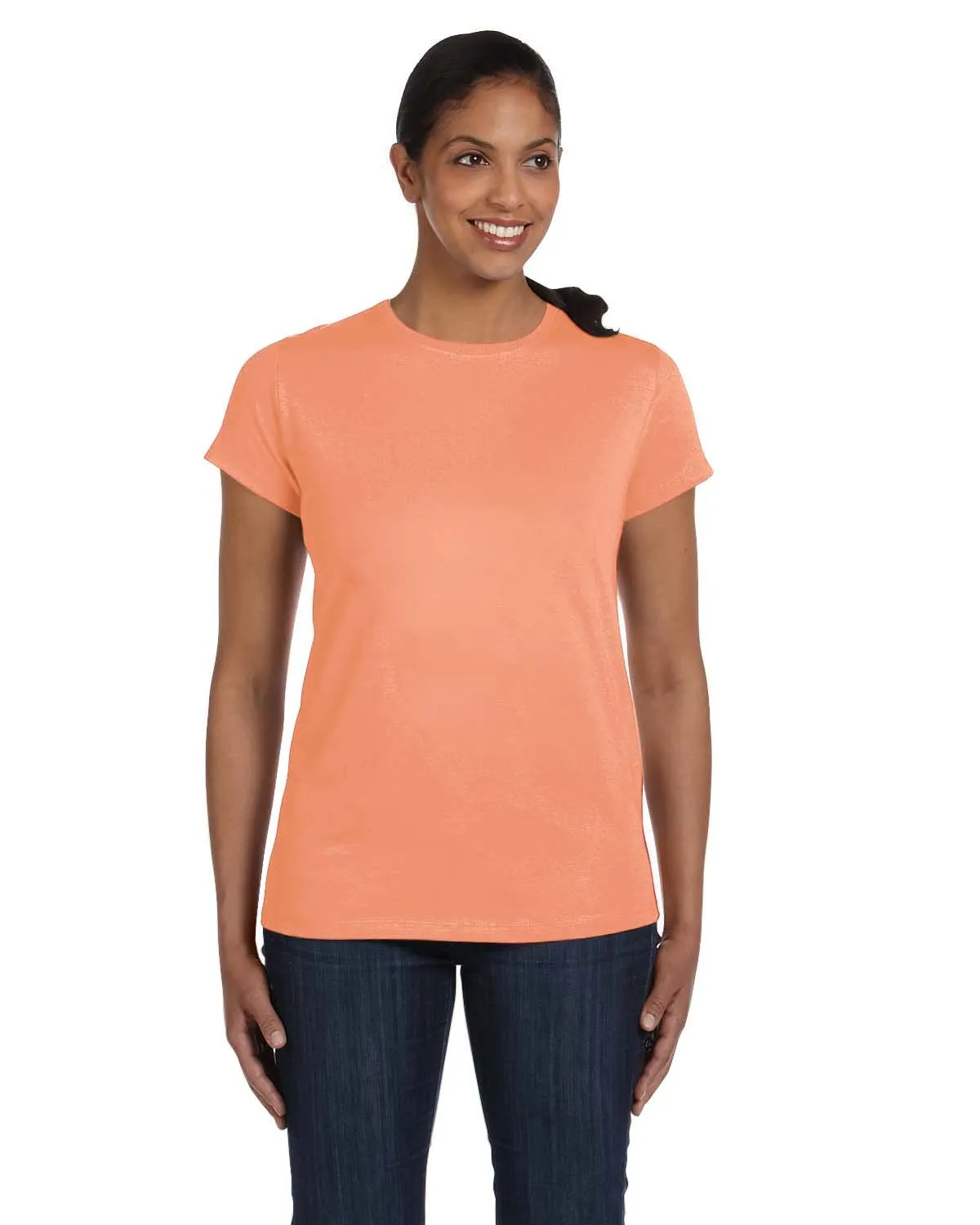 Hanes 5680 Ladies' Essentials Relaxed Fit T-Shirt