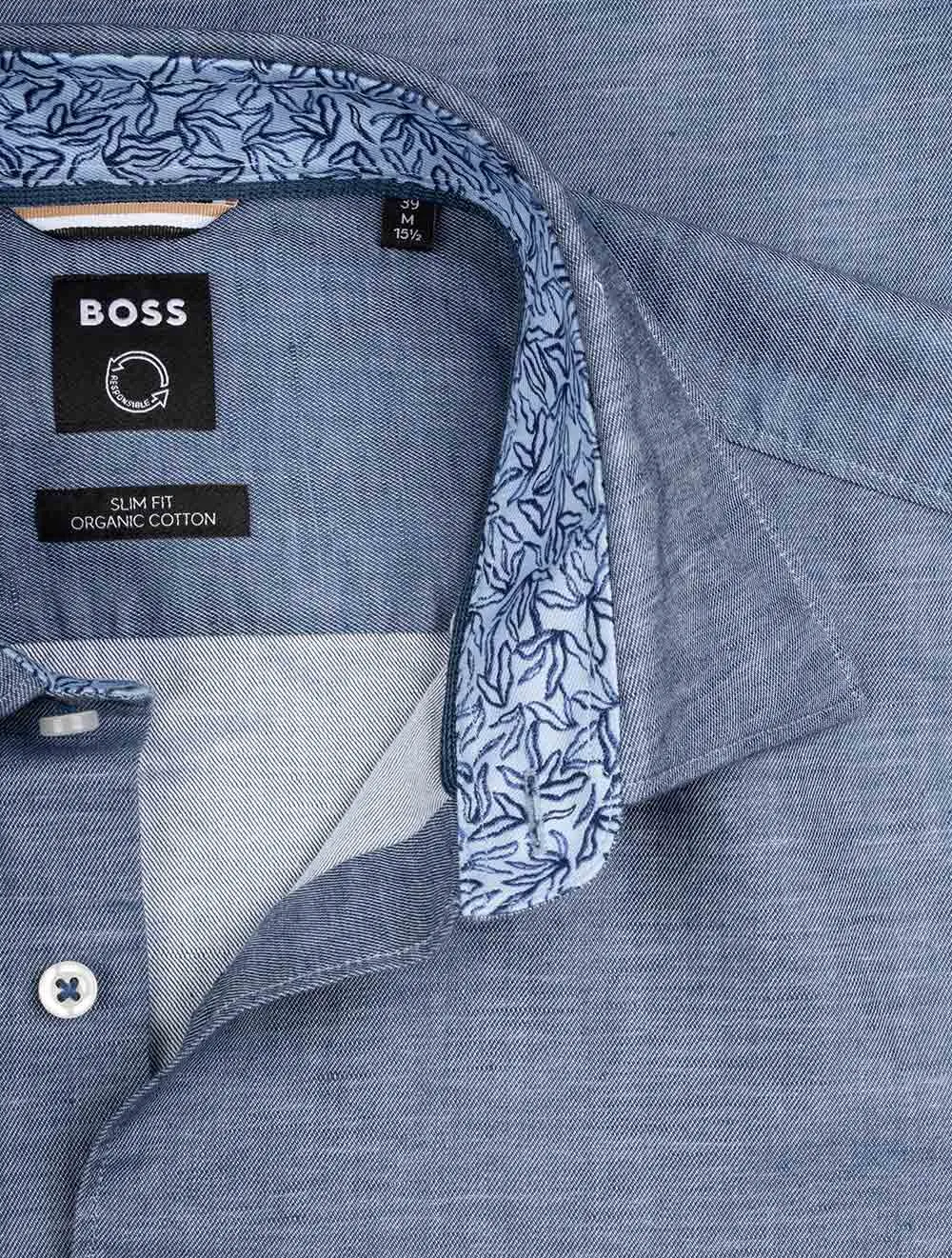 Hank Soft Business Shirt Navy