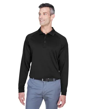 Harriton M211L Men's Advantage Snag Protection Plus Long-Sleeve Tactical Polo