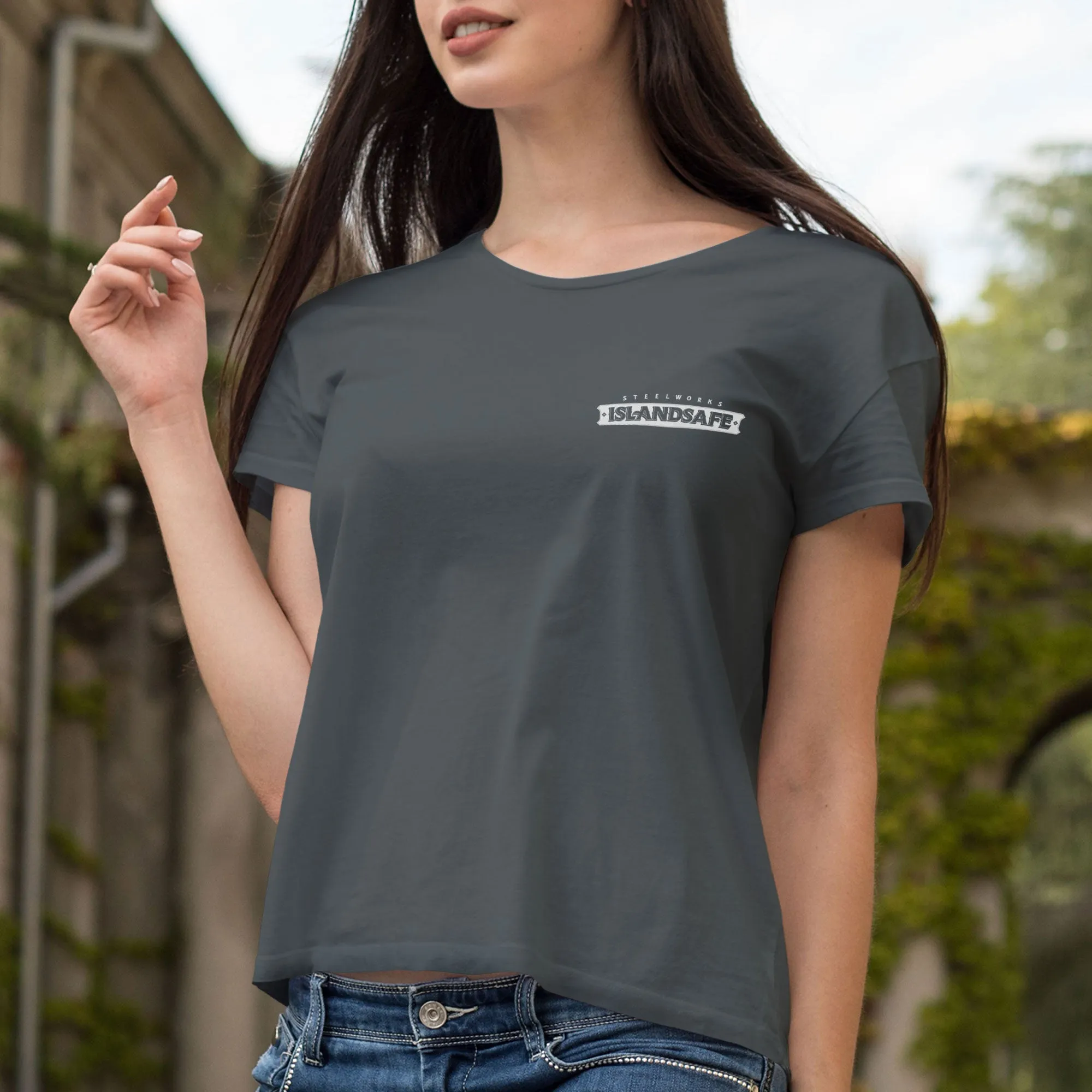 ISLANDSAFE Gray T-shirt