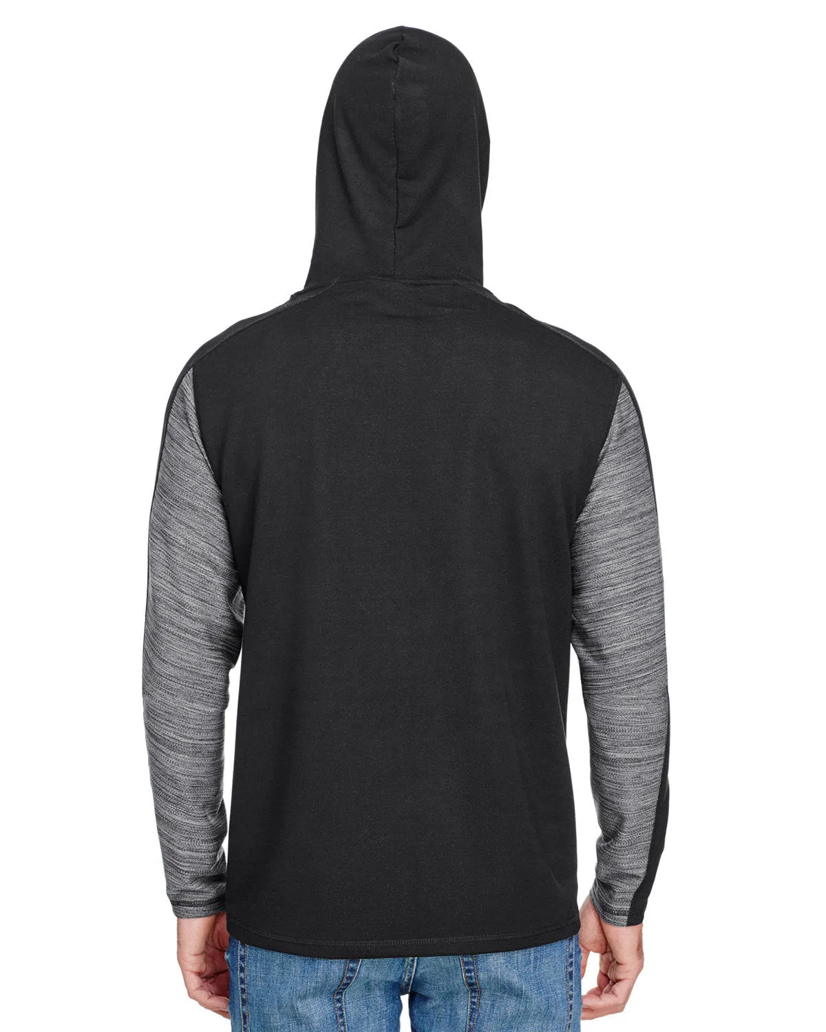 J America JA8435 Adult Omega Stretch Hooded Sweatshirt