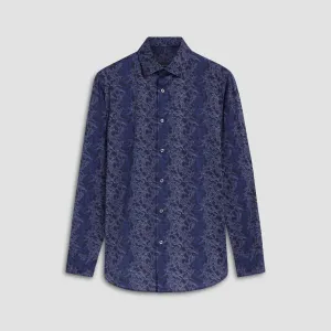 James Abstract Bird Print OoohCotton Shirt