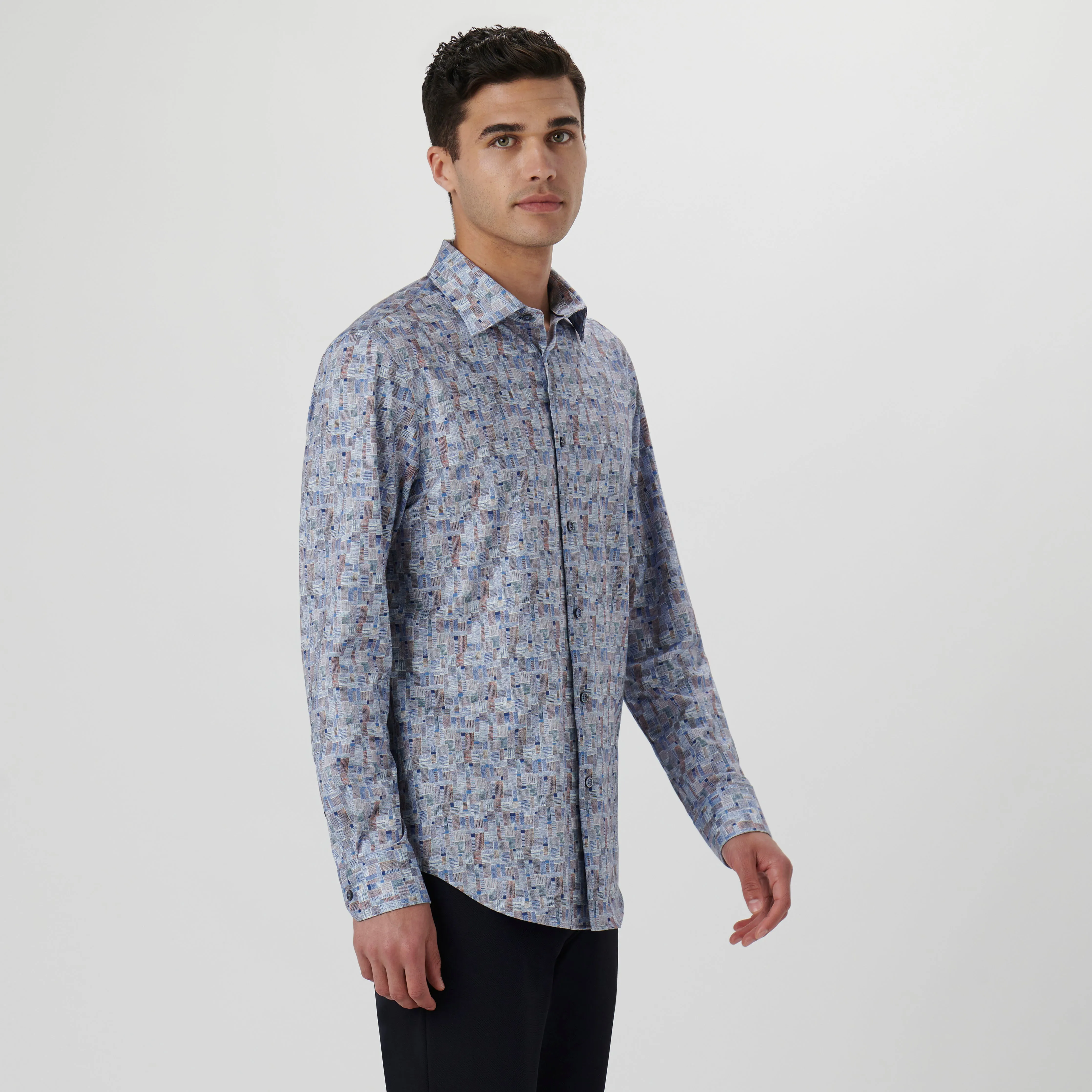 James Patchwork Print OoohCotton Shirt