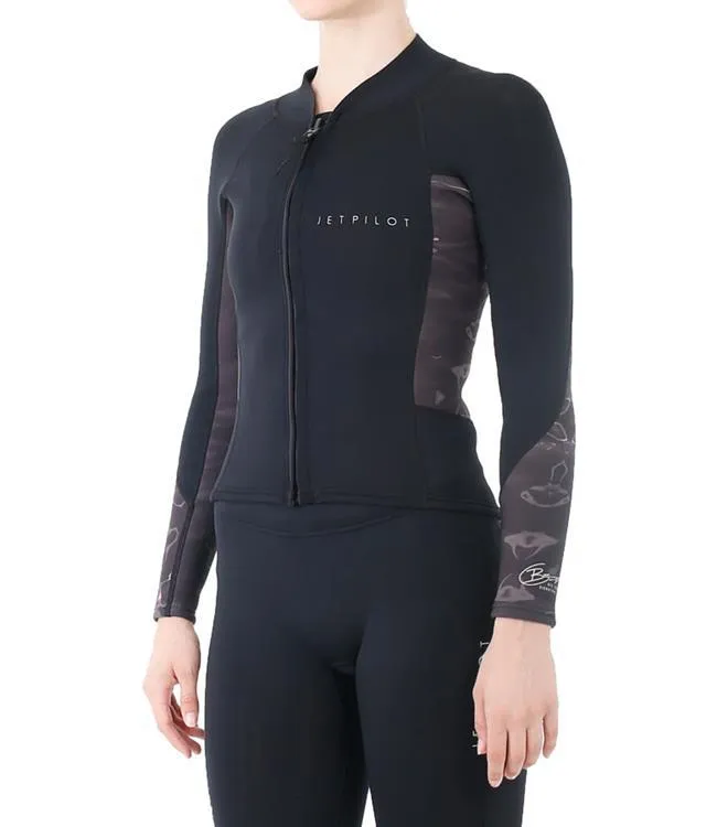 Jetpilot Bec Ascent 2mm Womens Heater Top (2020) - Black