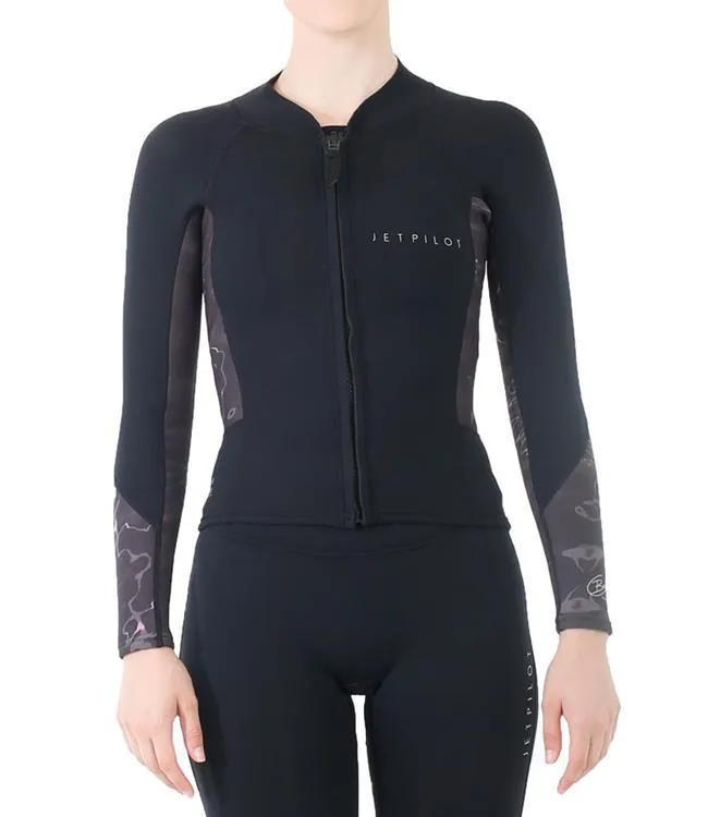 Jetpilot Bec Ascent 2mm Womens Heater Top (2020) - Black