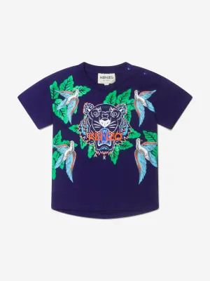 KENZO Baby Boys Organic Cotton Tiger T-Shirt