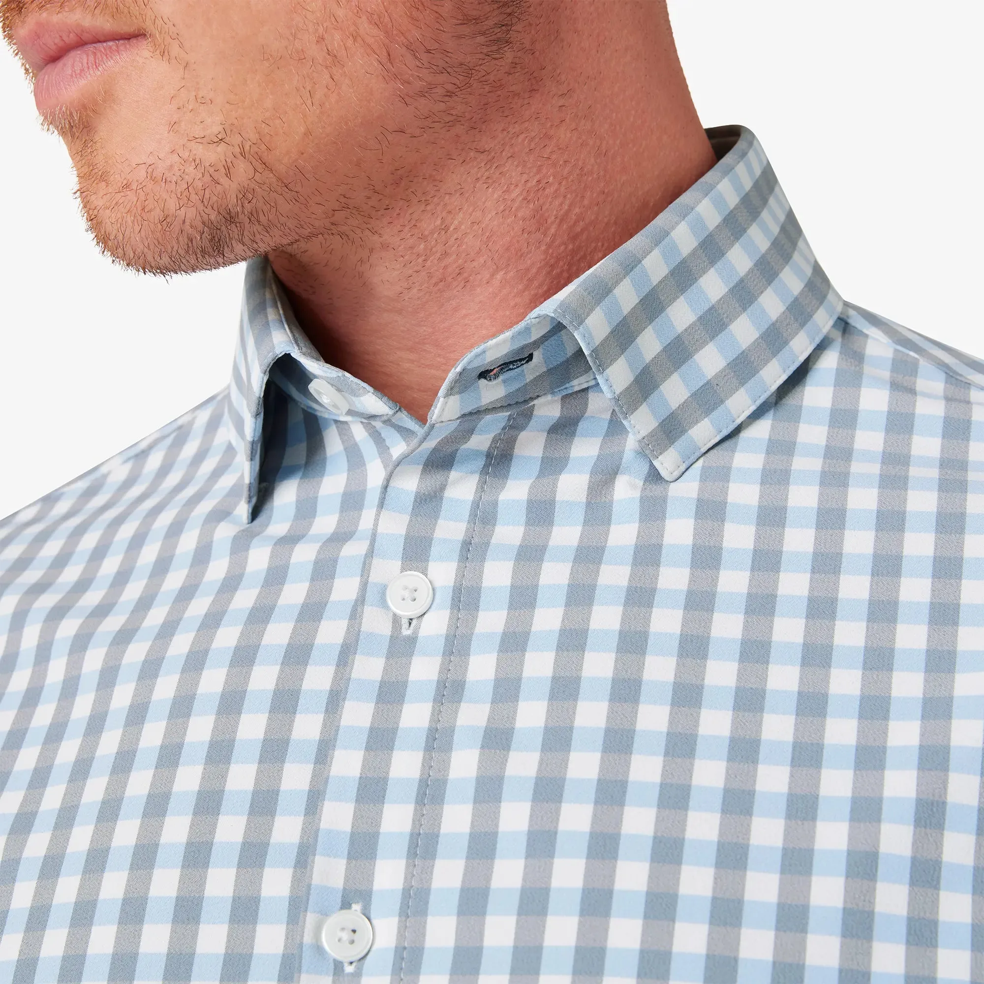 Leeward Dress Shirt - Nickel Madison Check | Mizzen Main