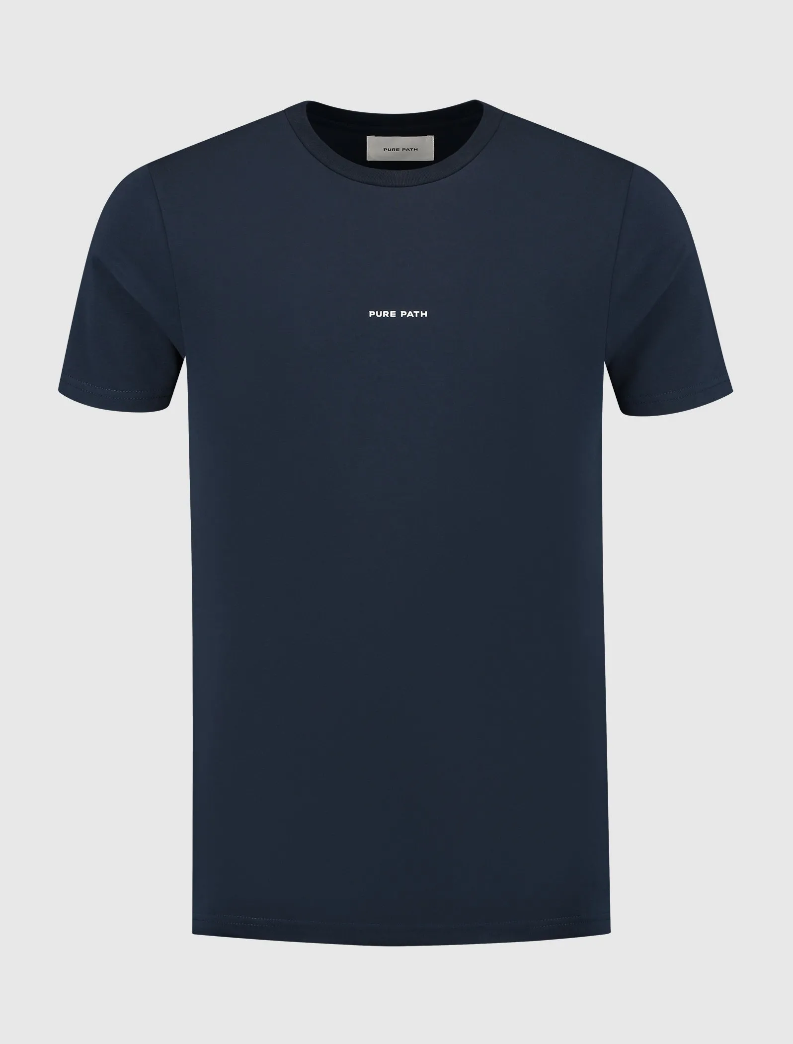 Liquid Metal Logo T-shirt | Navy