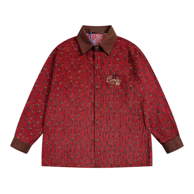 Maillard Floral Vintage Long Sleeve Shirt