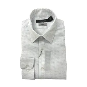 Marc New York Boys Skinny White/Blue Dot Dress Shirt MBS0021