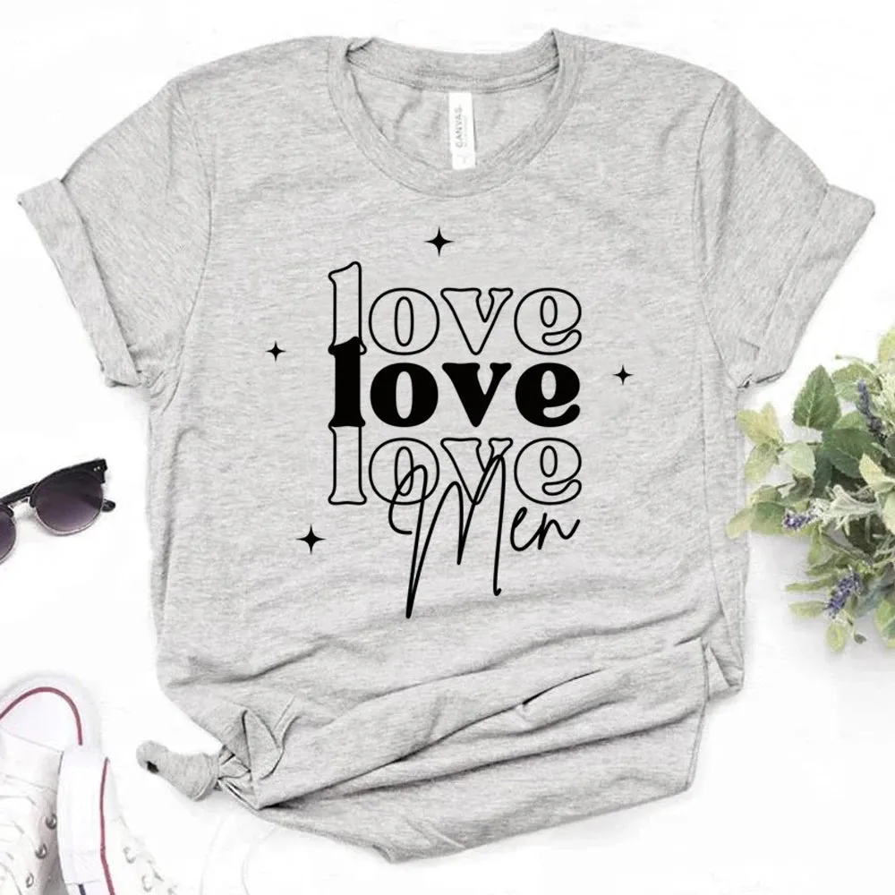 MC - Women’s Manga T-Shirt: "I Love My Girlfriend" graphic with Japanese style design