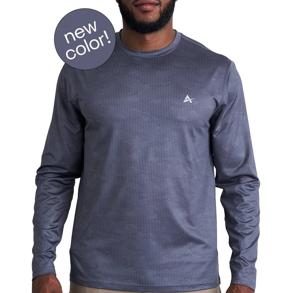 Men's Cooling Crew Neck Long Sleeve T-Shirt